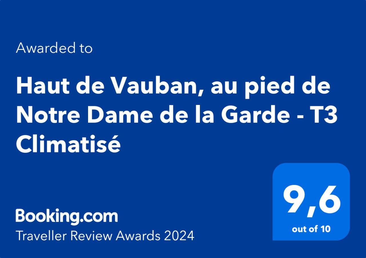 Apartment De Vauban, Au Pied De Notre Dame De La Garde - T3 Climatise *
